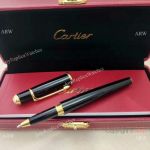 Knockoff Cartier Diabolo Black Resin Rollerball Pen For Sale